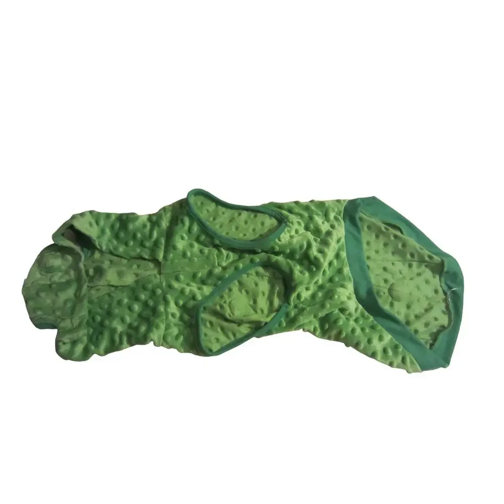 Cozy Green Dog Hoodie Jacket with Hood Medium Size Pet Apparel